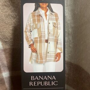 Banana republic jacket flannel